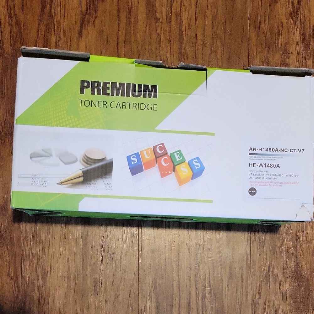 New In Box Premium Toner Cartridge